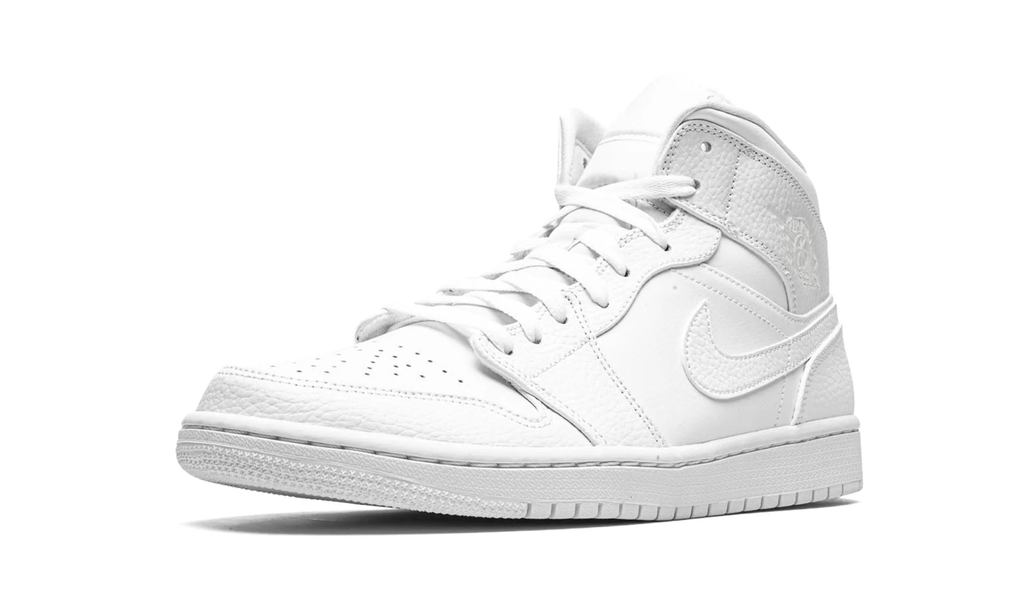 Jordan 1 Mid Triple White - Image 4