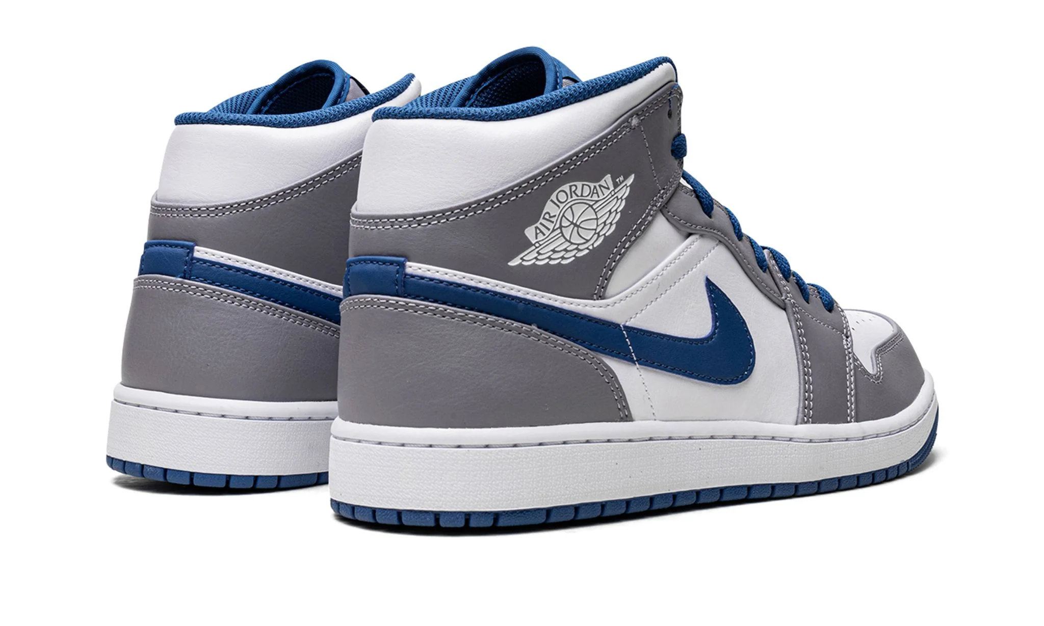 Jordan 1 Mid True Blue Cement GS - Image 3