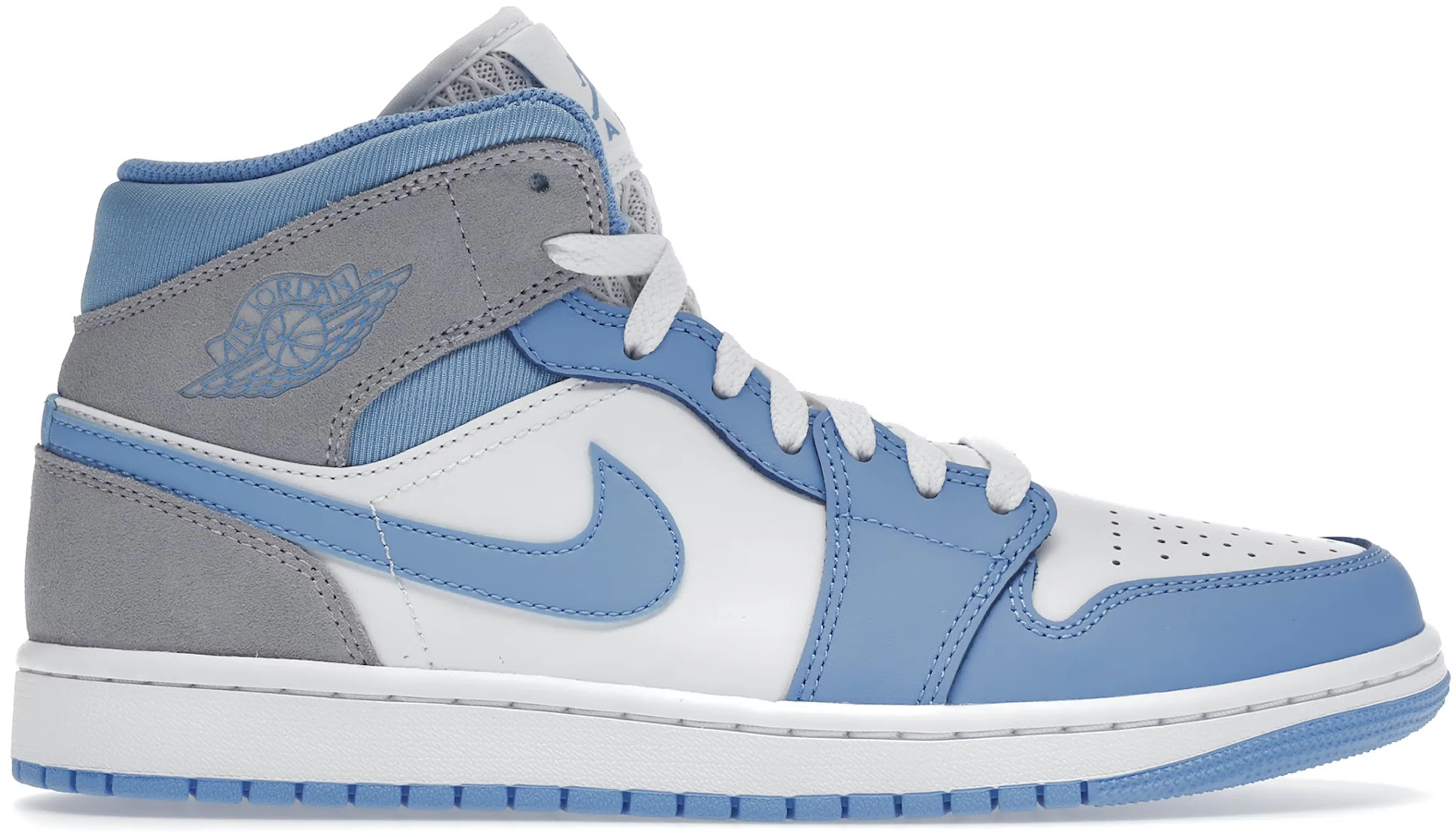 Jordan 1 Mid University Blue Grey