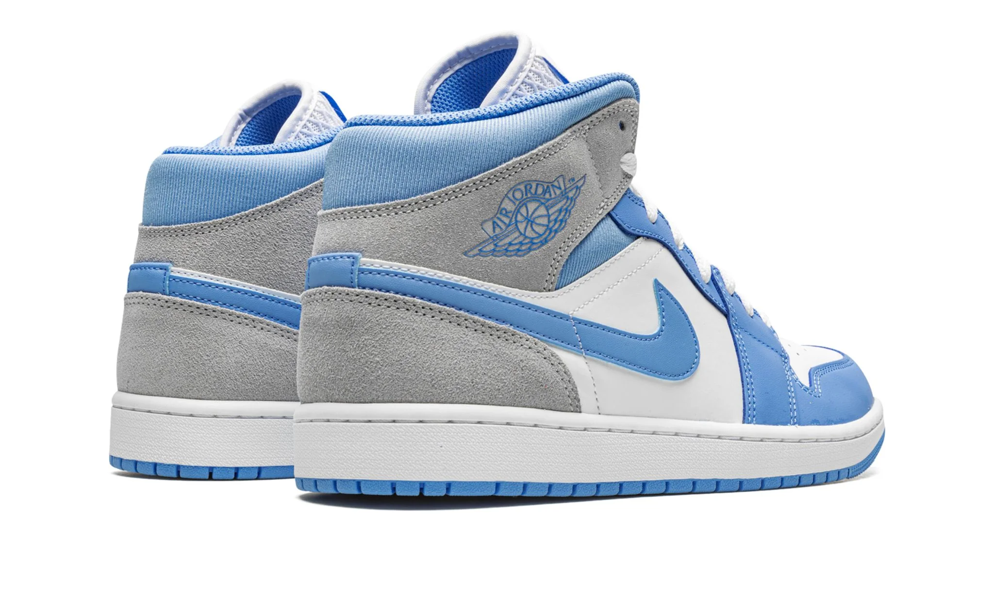 Jordan 1 Mid University Blue Grey - Image 3