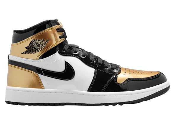 Jordan 1 Retro High Golf Patent Gold Toe