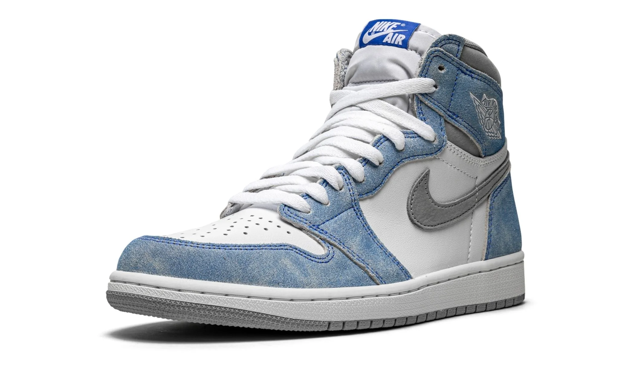 Jordan 1 Retro High Hyper Royal Smoke Grey GS - Image 4
