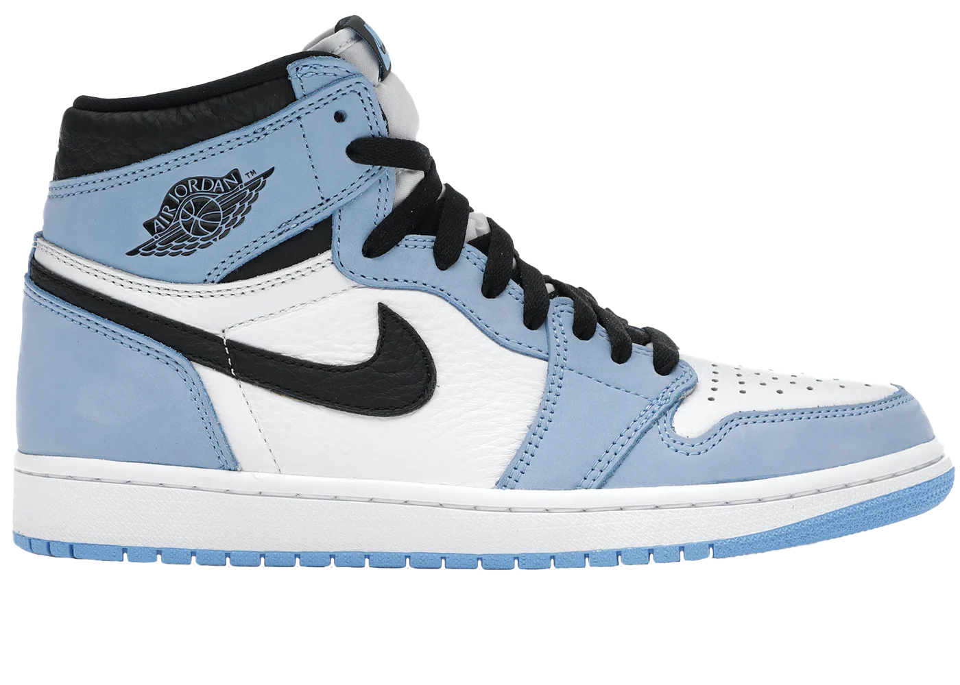 Jordan 1 Retro High White University Blue Black GS