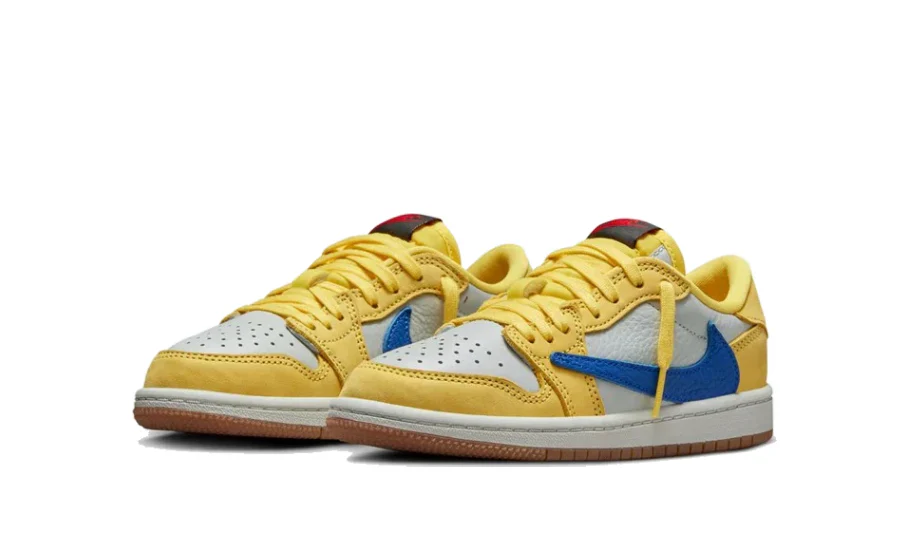 Jordan 1 Retro Low OG SP Travis Scott Canary (PS) - Image 2