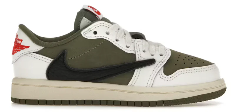 Jordan 1 Retro Low OG SP Travis Scott Medium Olive (PS)