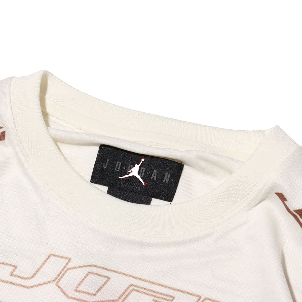 Jordan Mvp Printed Mens Long Sleeve Shirt Tan - Image 3