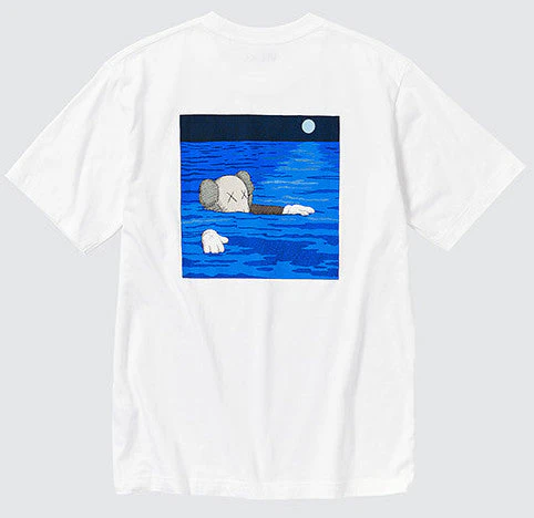 KAWS x Uniqlo UT Short Sleeve Graphic T-shirt White - Image 2