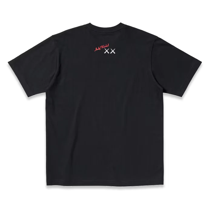KAWS x Uniqlo Warhol UT Graphic T-shirt Black - Image 2
