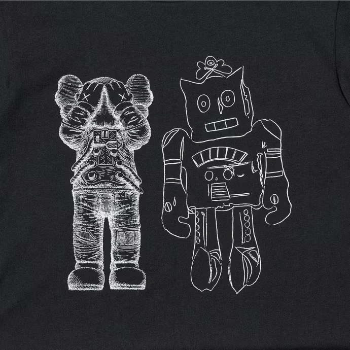 KAWS x Uniqlo Warhol UT Graphic T-shirt Black - Image 3
