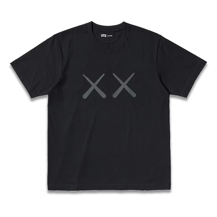 KAWS x Uniqlo Warhol UT Graphic T-shirt Black - Image 2
