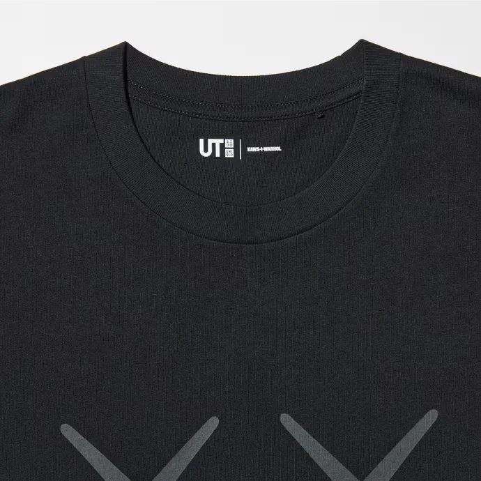 KAWS x Uniqlo Warhol UT Graphic T-shirt Black - Image 5