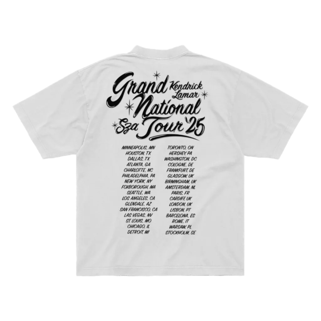 Kendrick Lamar Grand National Tour 2025 If This World Were Mine Shirt - Image 2
