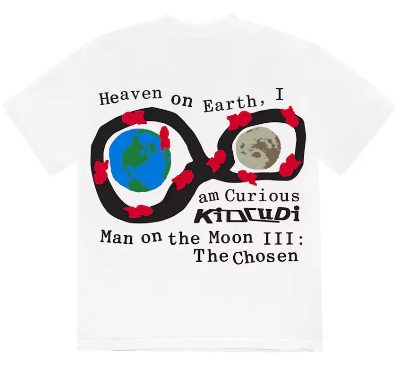 Kid Cudi CPFM For MOTM III Heaven on Earth T-shirt White - Image 2