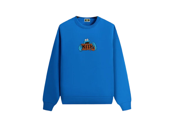 Kith x Sesame Street Cookie Monster Nelson Crewneck Voyage