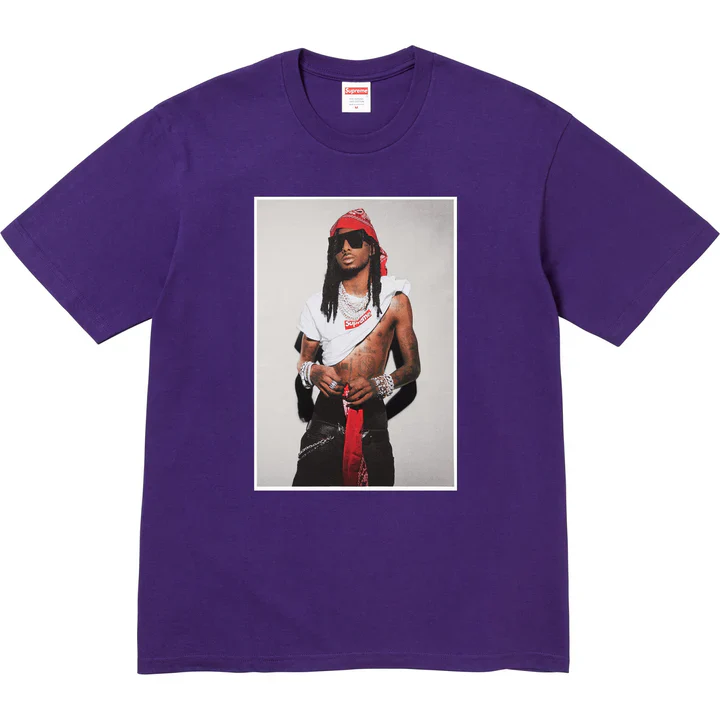 Supreme Playboi Carti Tee Purple - Image 2