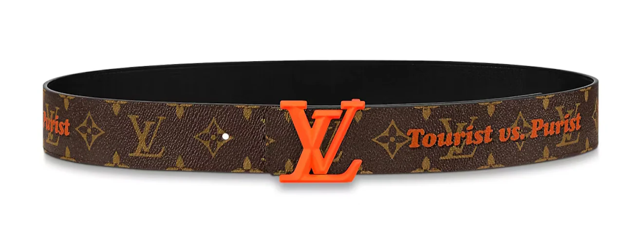 Louis Vuitton LV Pyramide 40MM Reversible Belt Monogram Brown/Orange