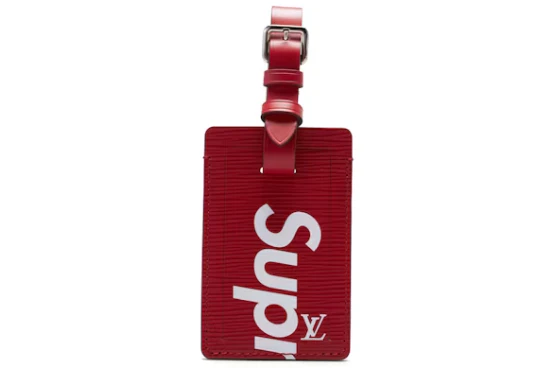 Louis Vuitton x Supreme Luggage Tag Red - Image 2