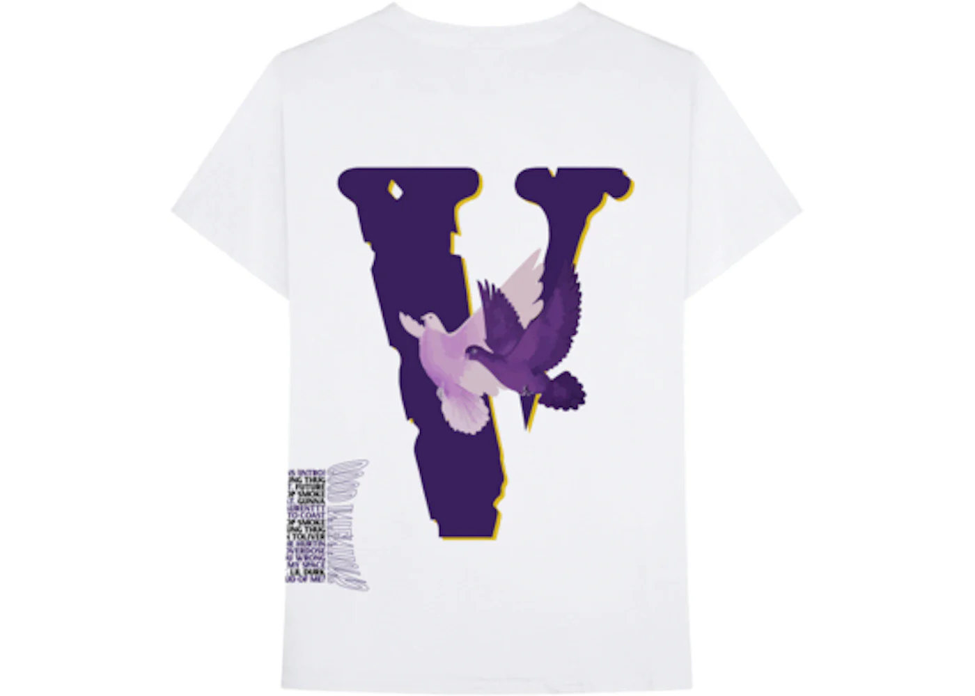 Vlone x Nav Doves Tee White - Image 2