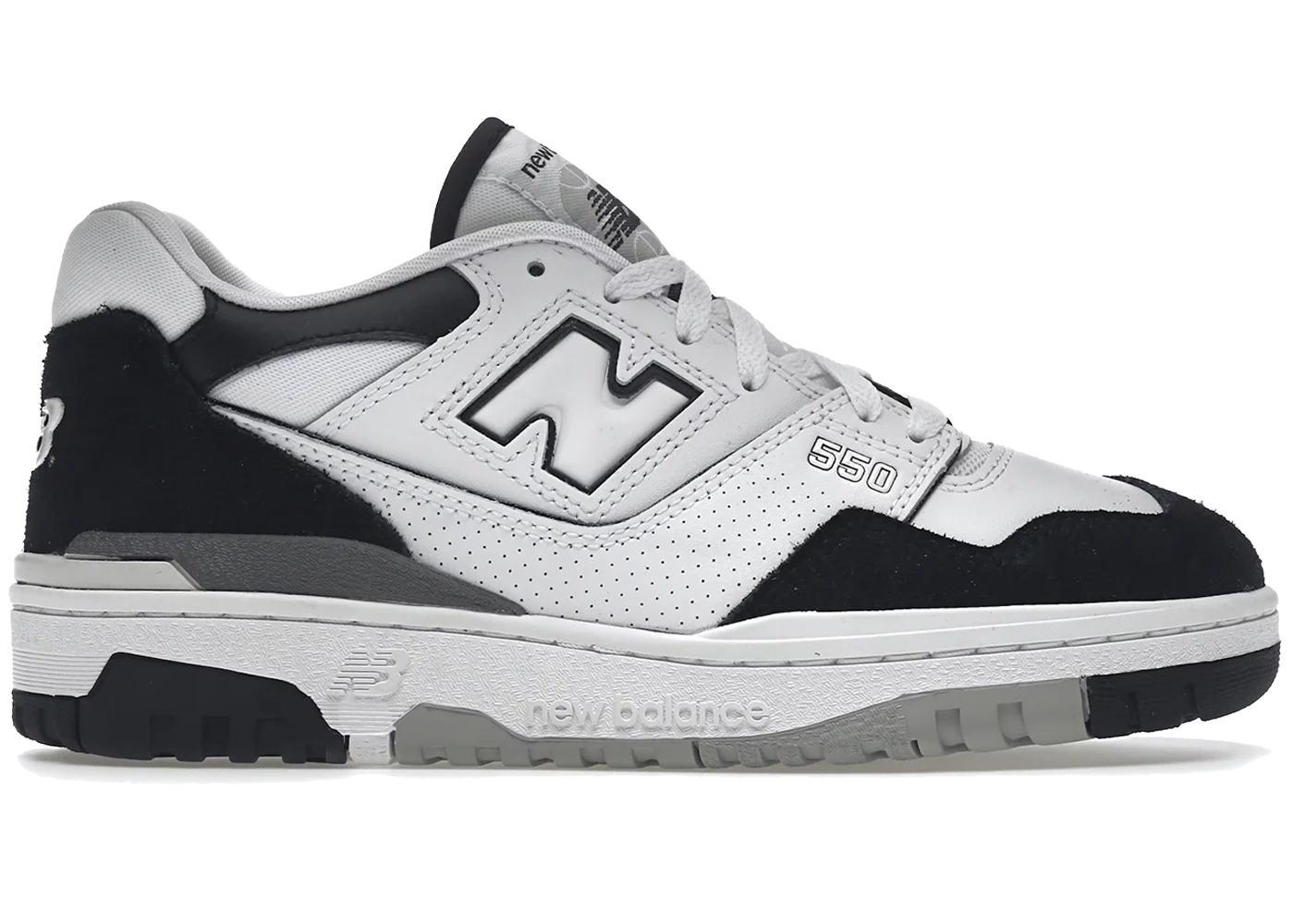 New Balance 550 White Black Rain Cloud GS