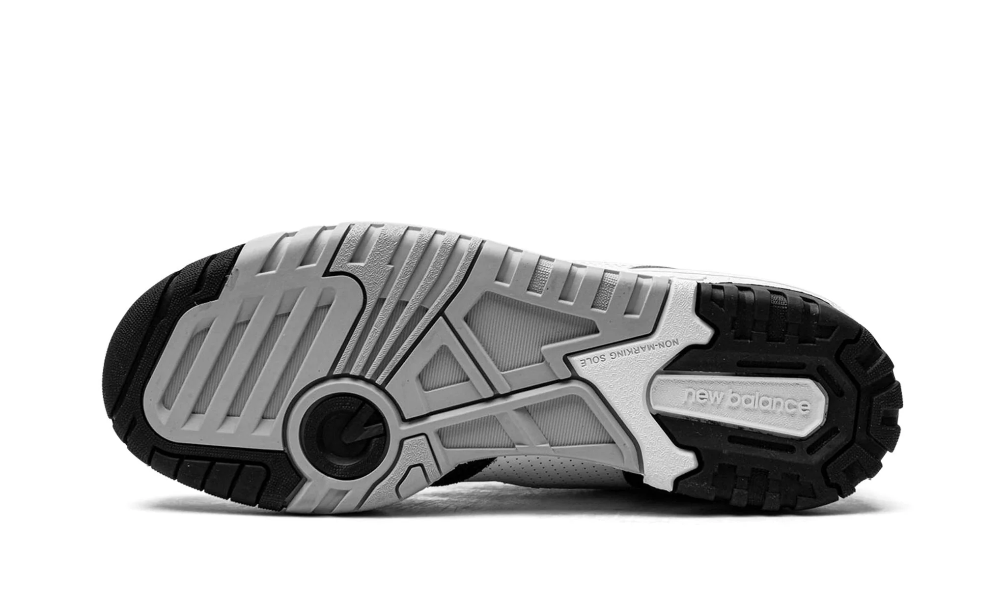 New Balance 550 White Black Rain Cloud GS - Image 5