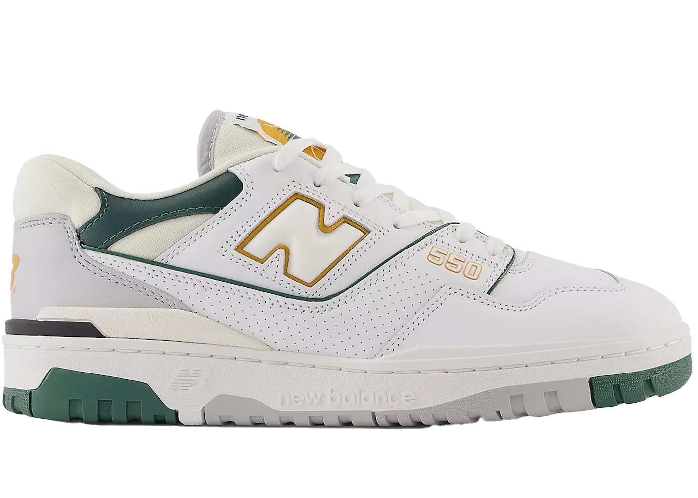 New Balance 550 White Nightwatch Green