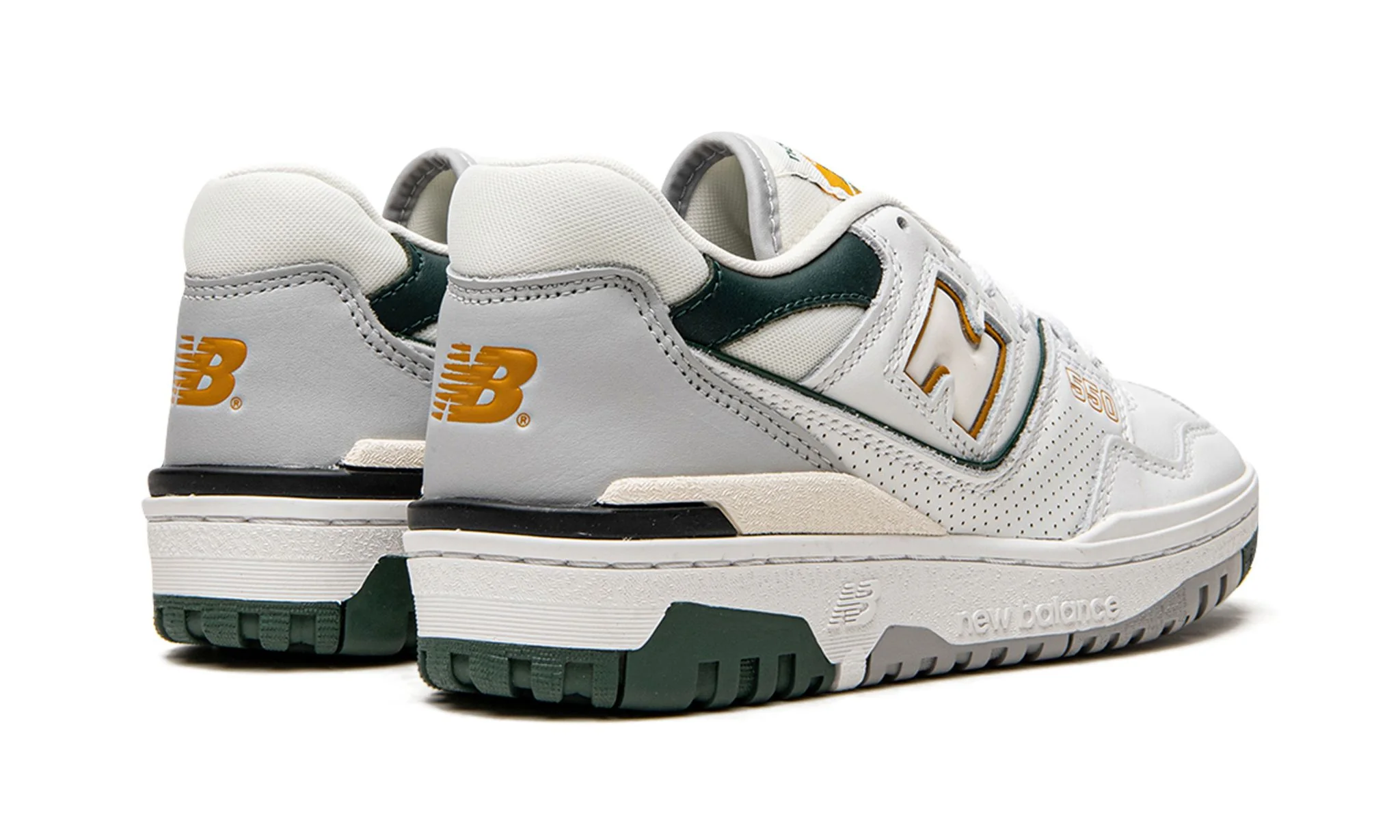 New Balance 550 White Nightwatch Green - Image 3