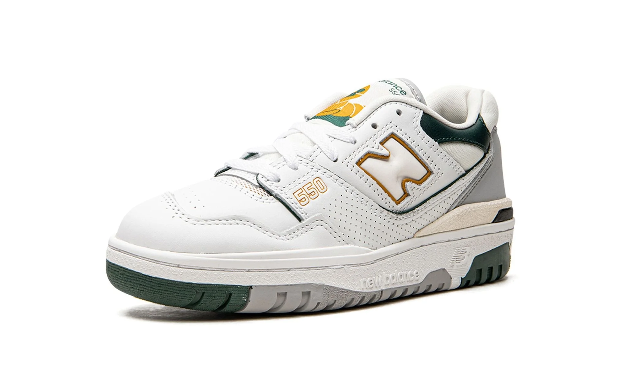 New Balance 550 White Nightwatch Green - Image 4