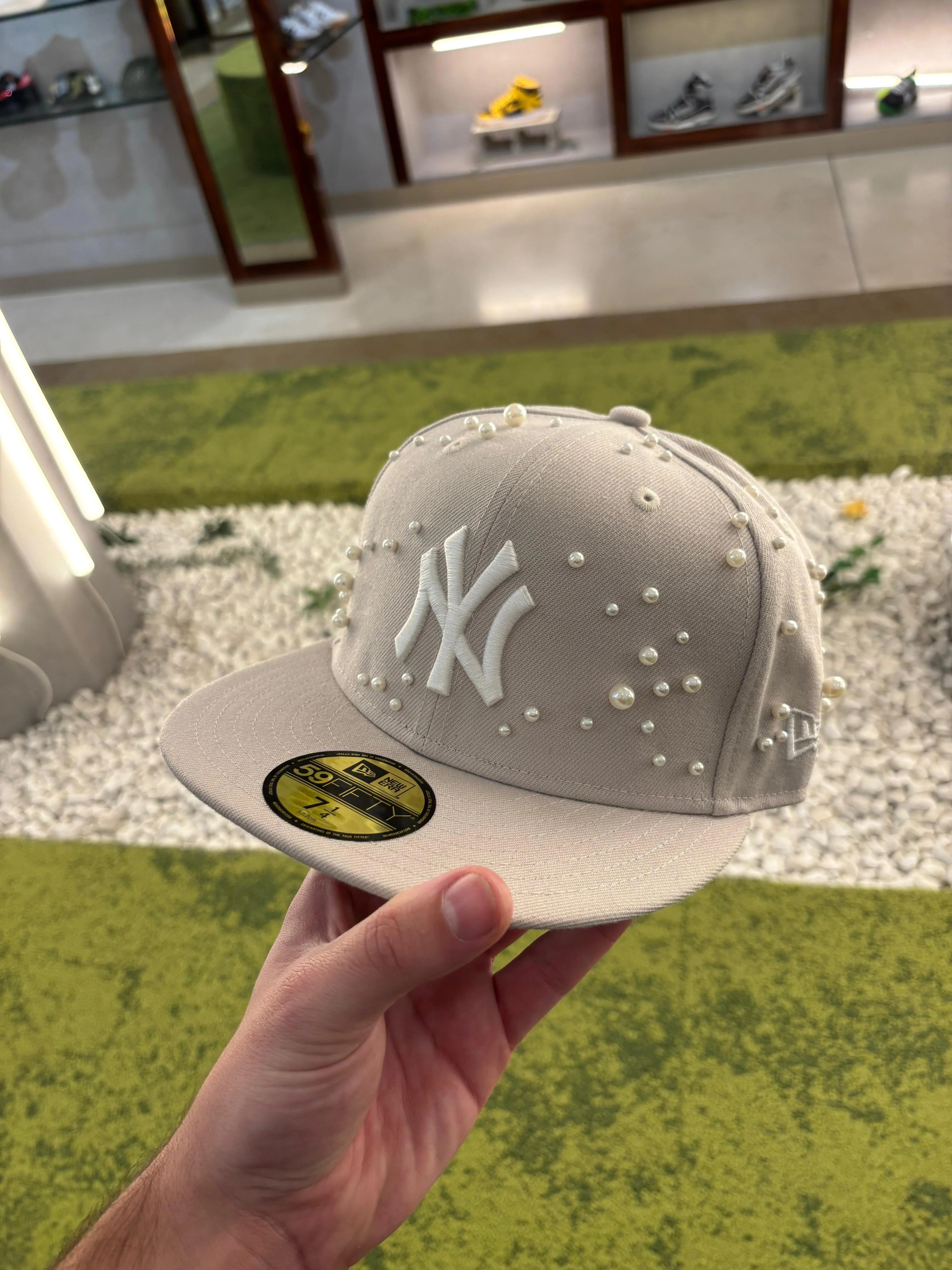 New York Yankees League Essential Stone 59FIFTY Fitted Cap by MBS Studio - Image 3