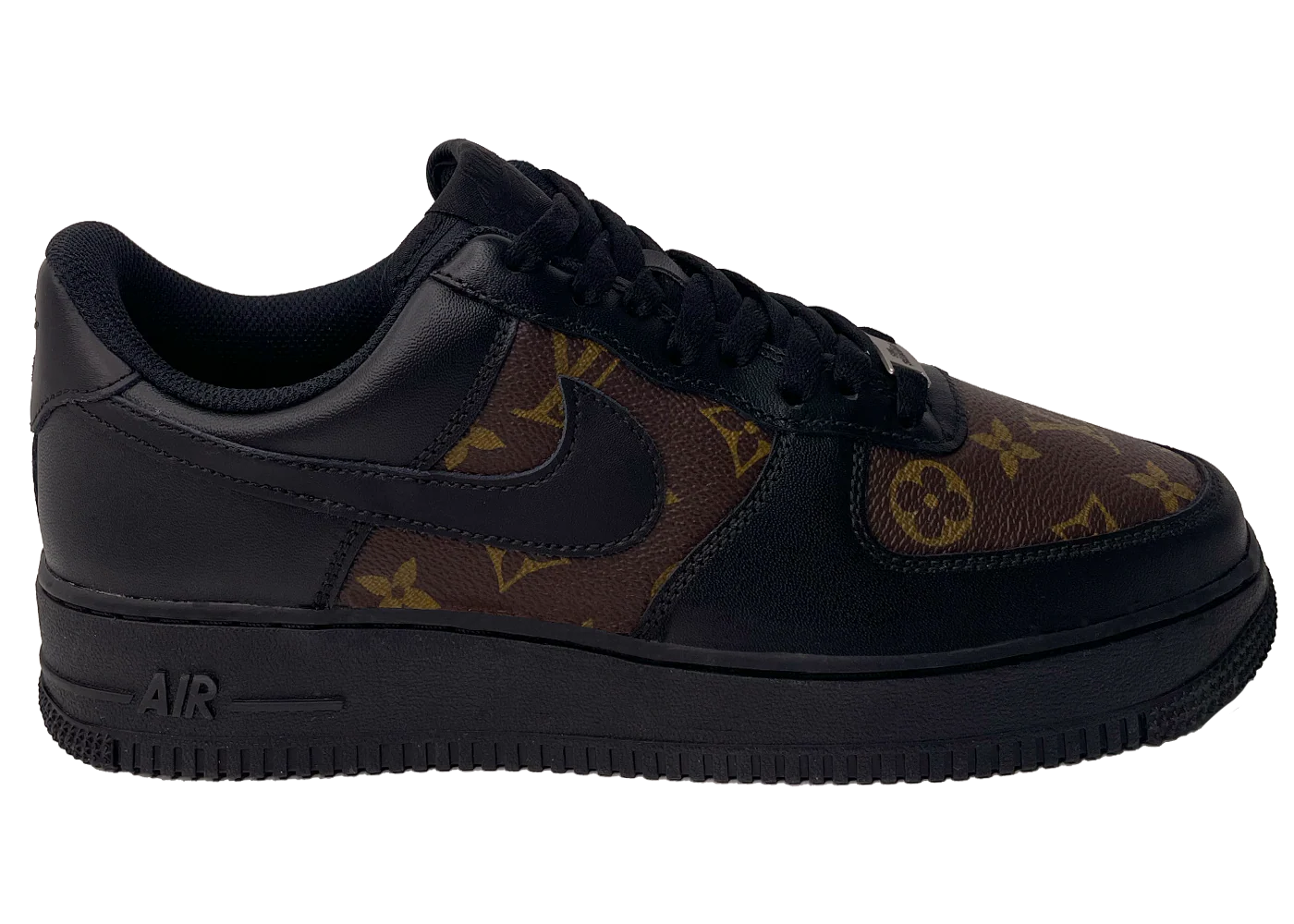 Nike Air Force 1 Louis Vuitton ‘Black’ by Siji Studios