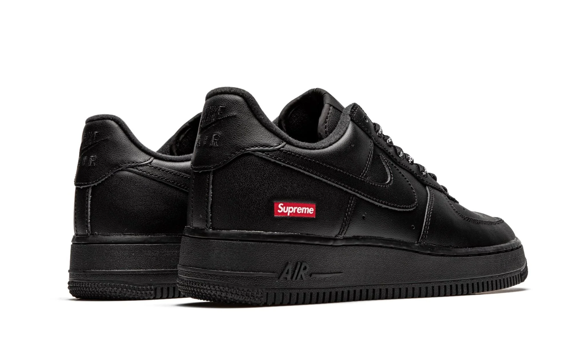 Nike Air Force 1 Low Supreme Black - Image 3