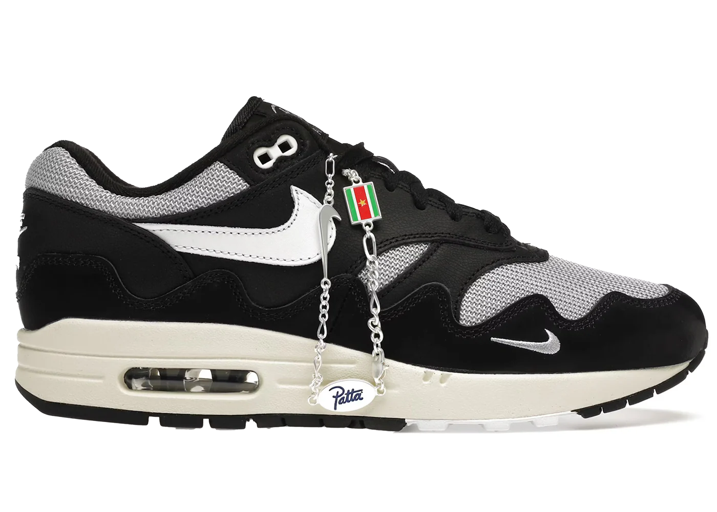 Nike Air Max 1 Patta Waves Black (with Bracelet)