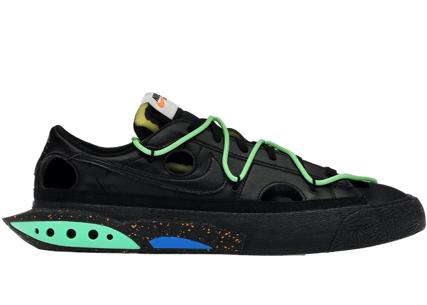 Nike Blazer Low Off-White Black Electro Green