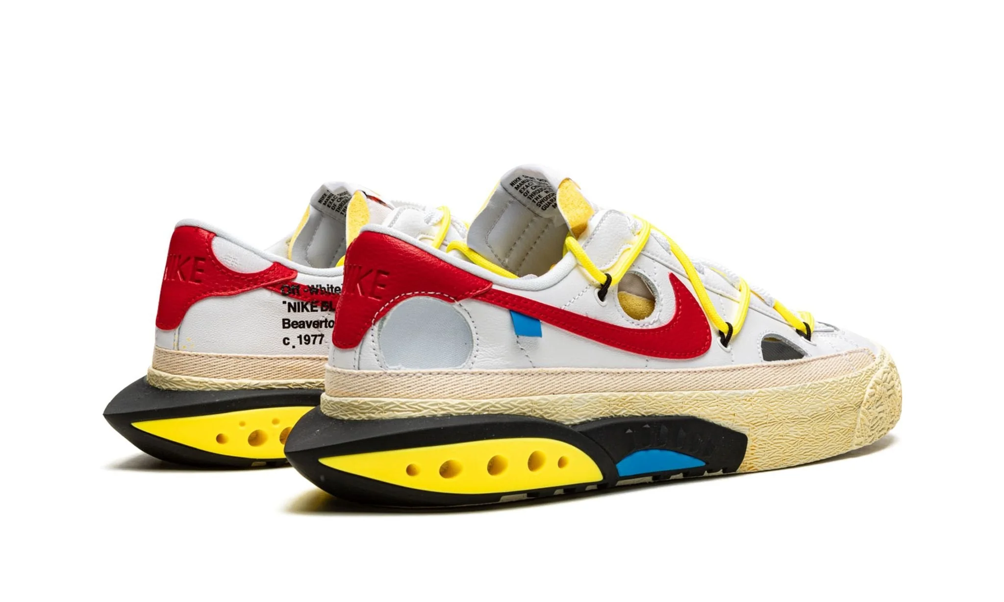 Nike Blazer Low Off-White University Red - Image 3