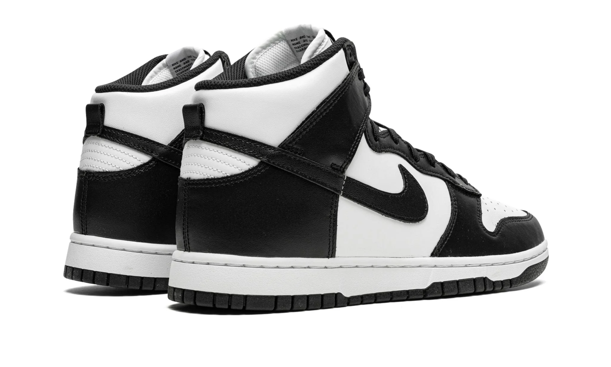 Nike Dunk High Black White (2021) - Image 3