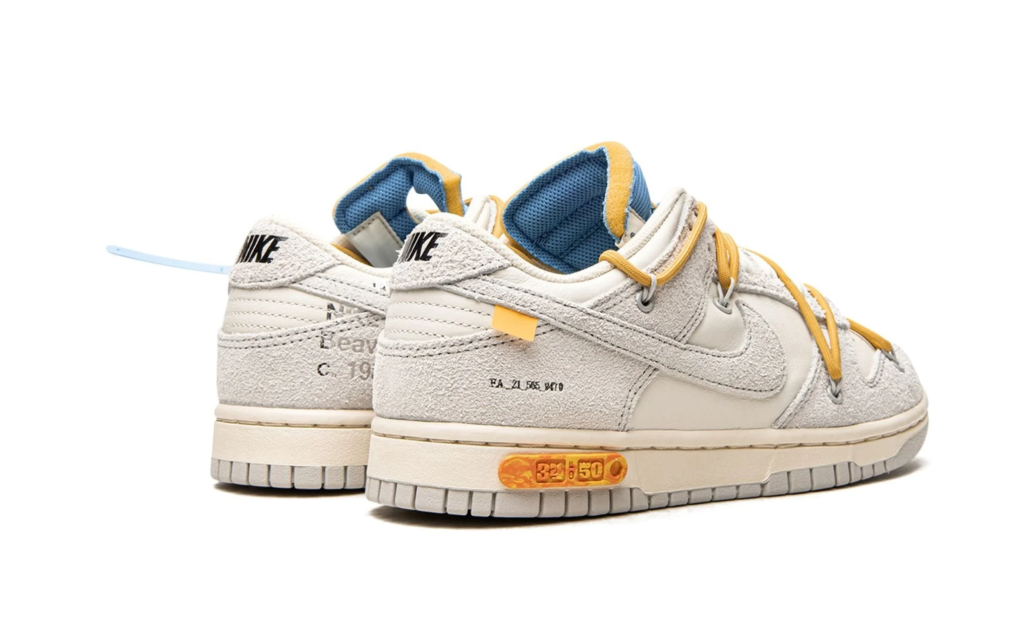 Nike Dunk Low Off-White Lot 34 - Image 3