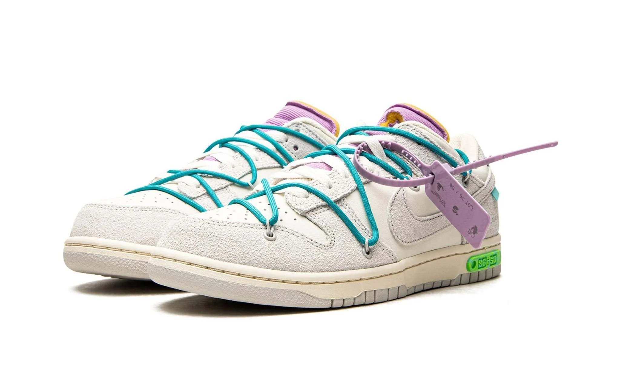 Nike Dunk Low Off-White Lot 36 - Image 2