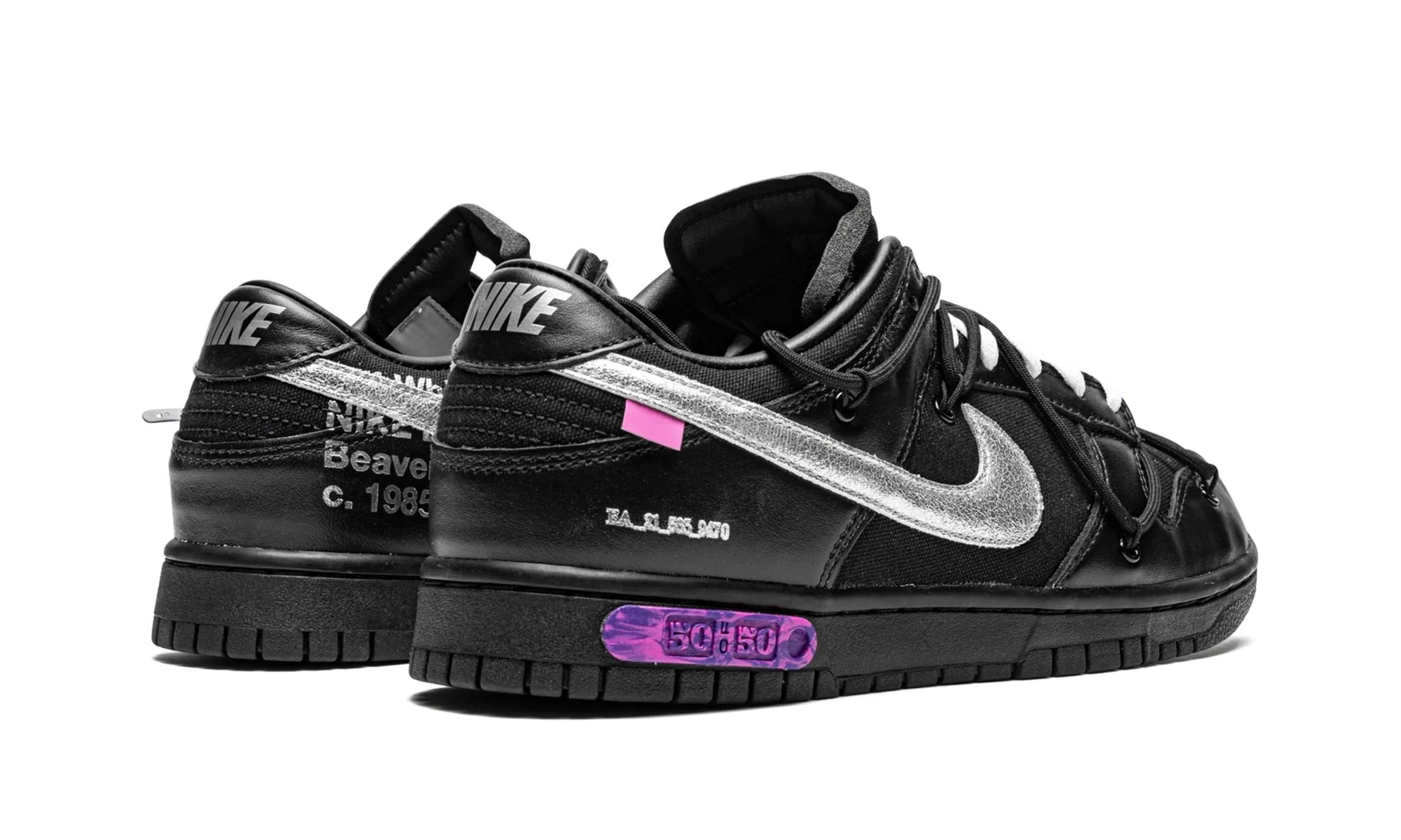 Nike Dunk Low Off-White Lot 50 - Image 3