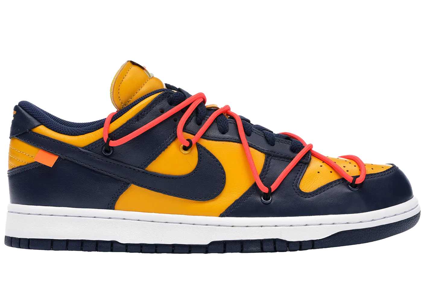 Nike Dunk Low Off-White University Gold Midnight Navy