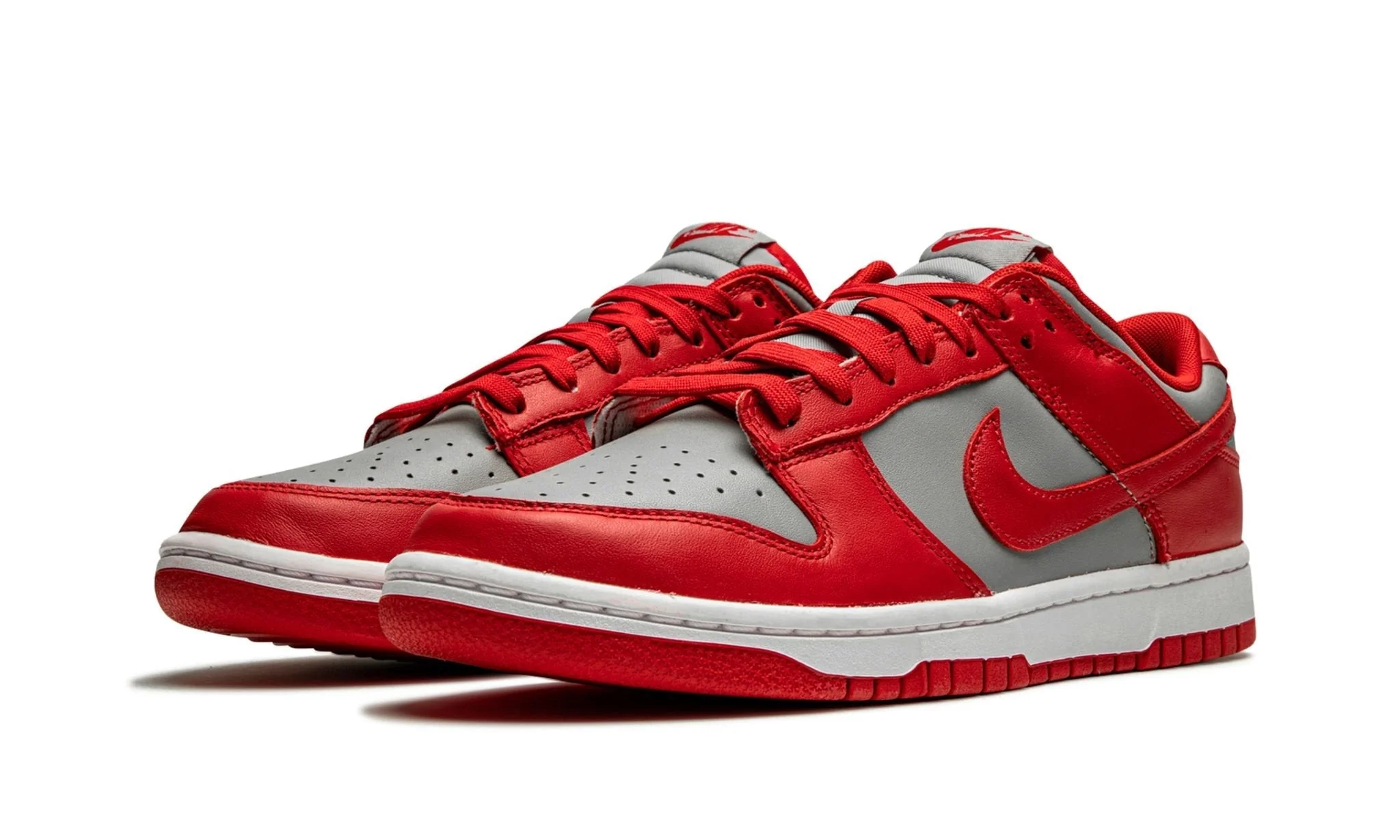 Nike Dunk Low Retro Medium Grey Varsity Red UNLV (2021) GS - Image 2