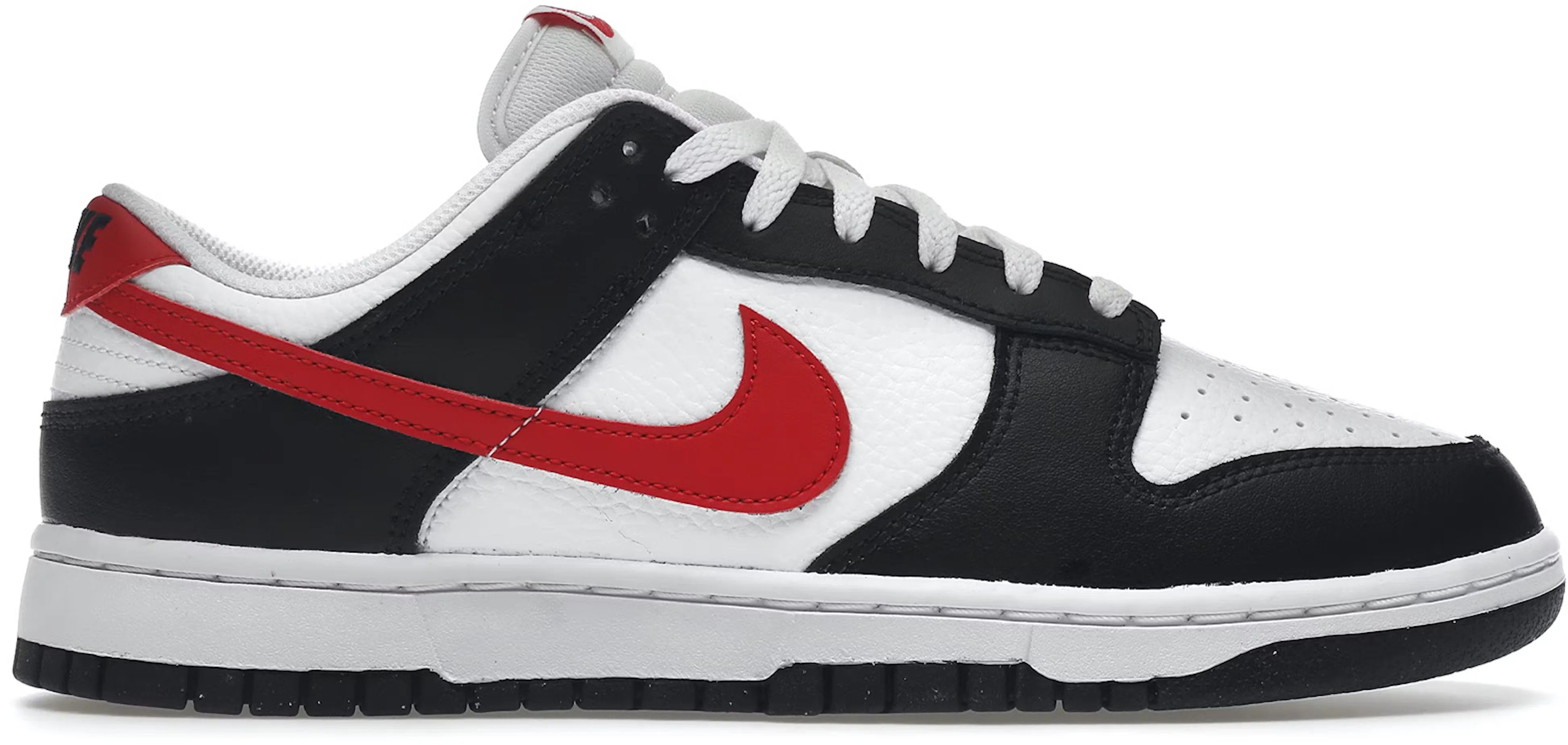 Nike Dunk Low Retro Red Swoosh Panda