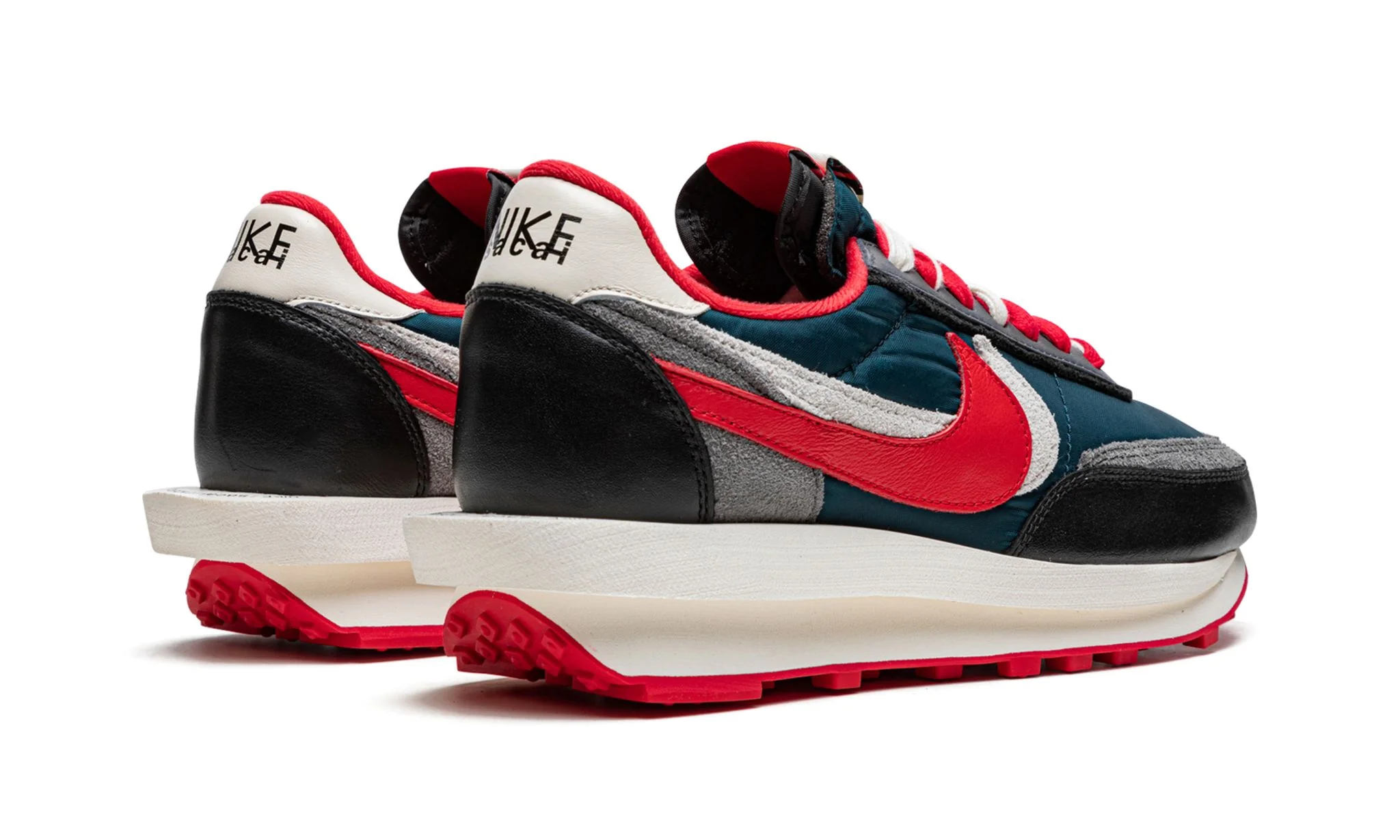 Nike LD Waffle sacai Undercover Midnight Spruce University Red - Image 3
