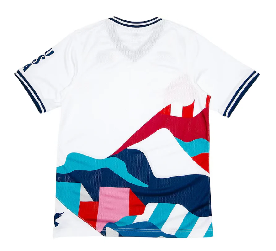 Nike SB x Parra USA Federation Kit Crew Jersey White/Brave Blue - Image 2
