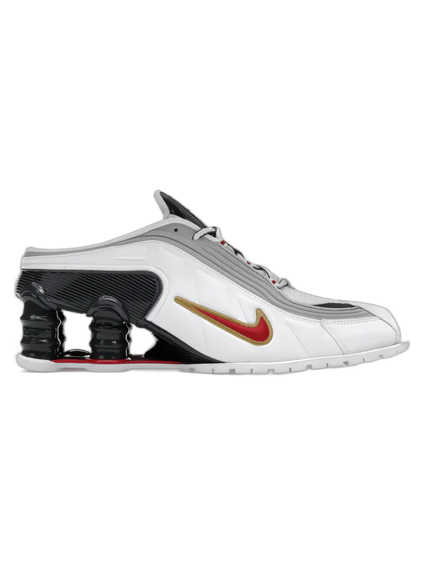 Nike Shox MR4 Mule Martine Rose Metallic Platinum Varsity Red (Women's)