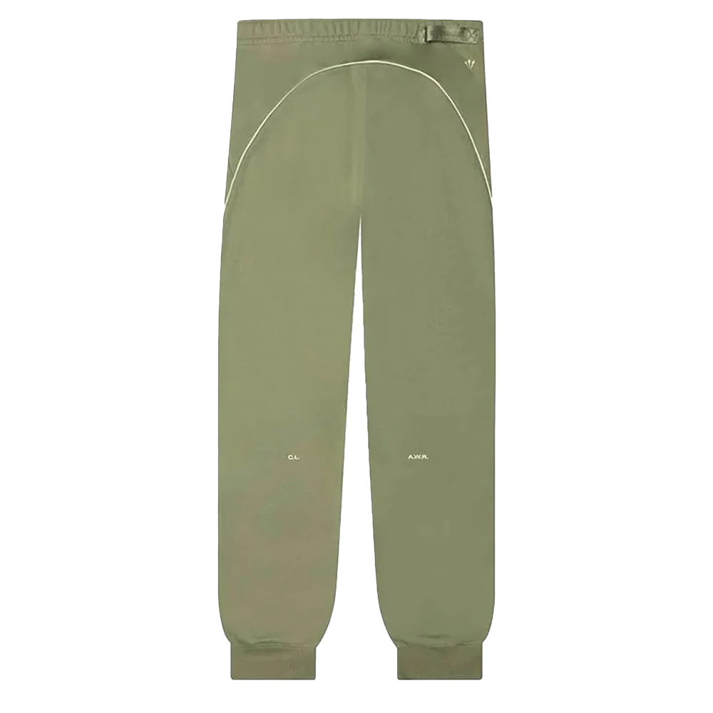 Nike x NOCTA Fleece CS Sweatpant Oil Green/Light Liquid Lime - Image 2