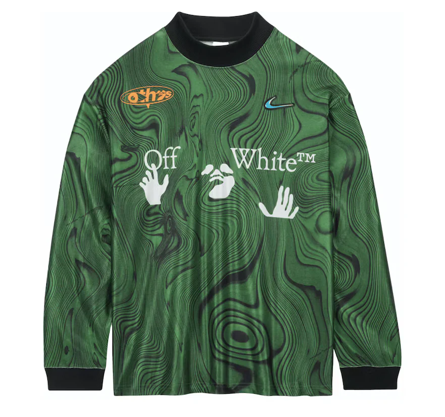 Nike x Off-White Allover Print Jersey Kelly Green