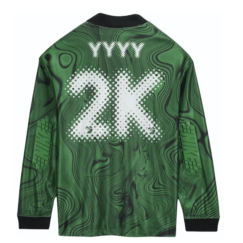 Nike x Off-White Allover Print Jersey Kelly Green - Image 2