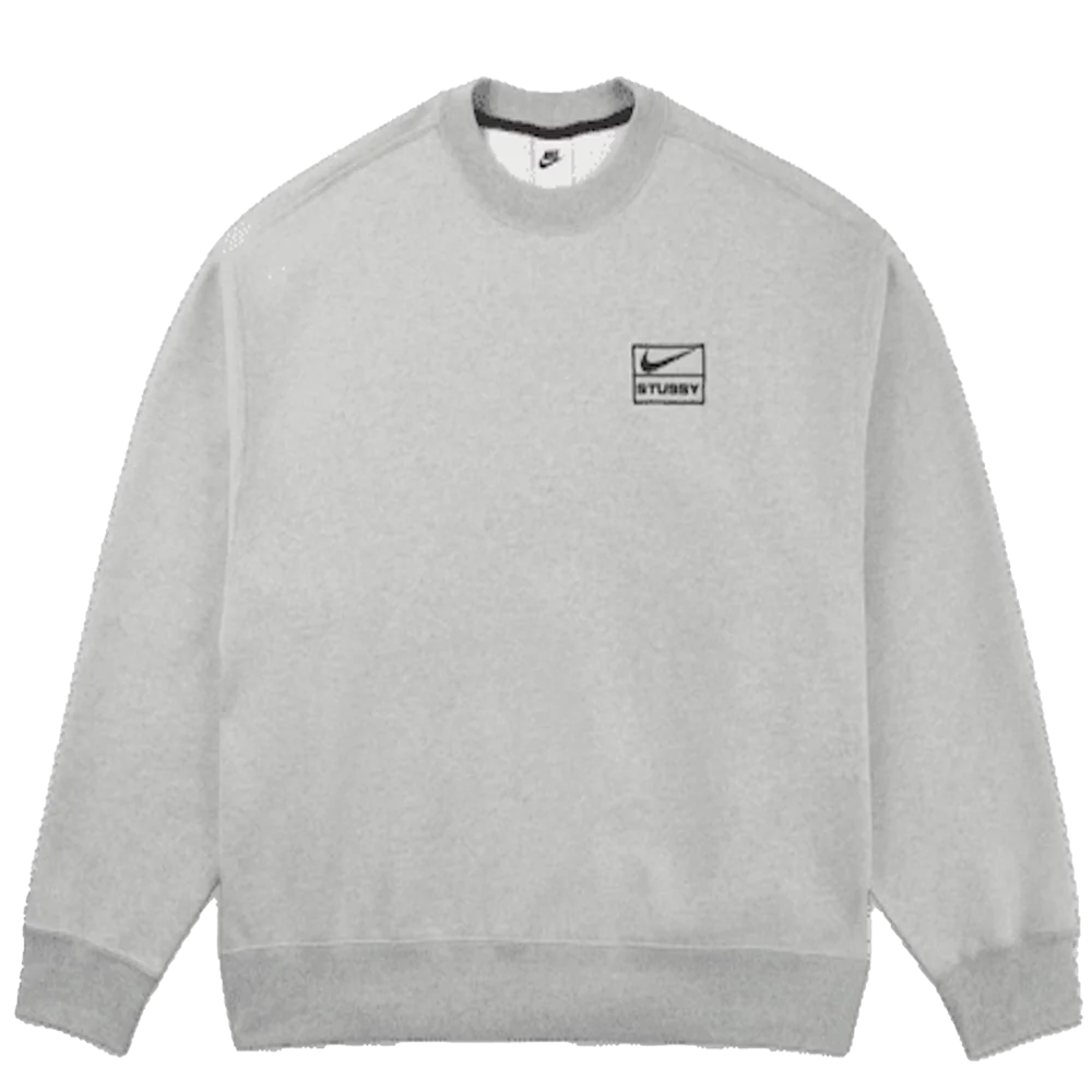 Nike x Stussy Crew Fleece Grey (SS23)