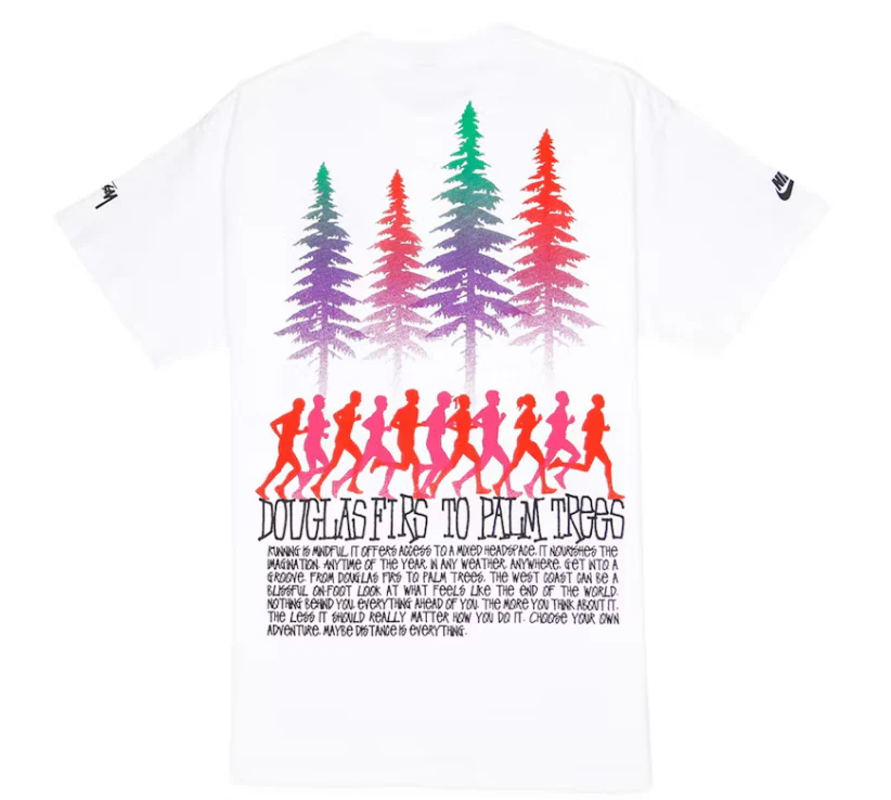 Nike x Stussy Douglas Firs to Palm Trees T-shirt White - Image 2