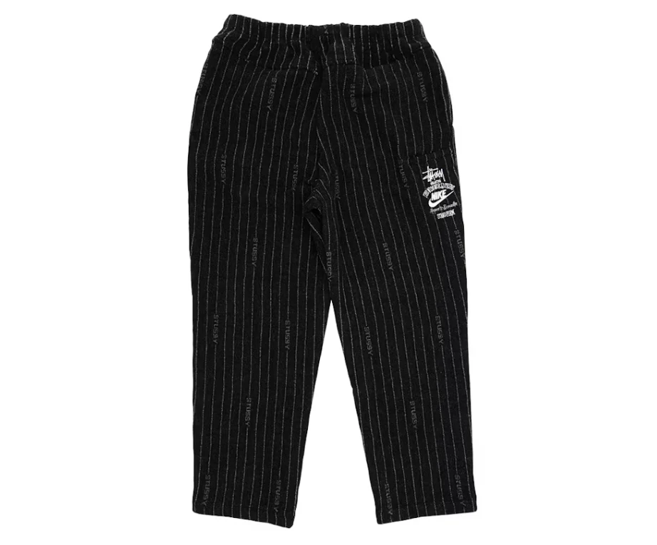 Nike x Stussy Striped Wool Pants Black