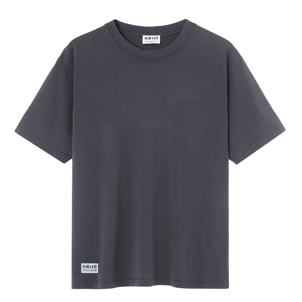 NWHR Camiseta Label Black Washed